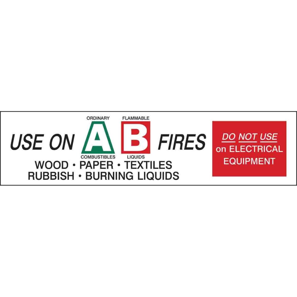 FIRE EXTINGUISHER LABELS Guillevin